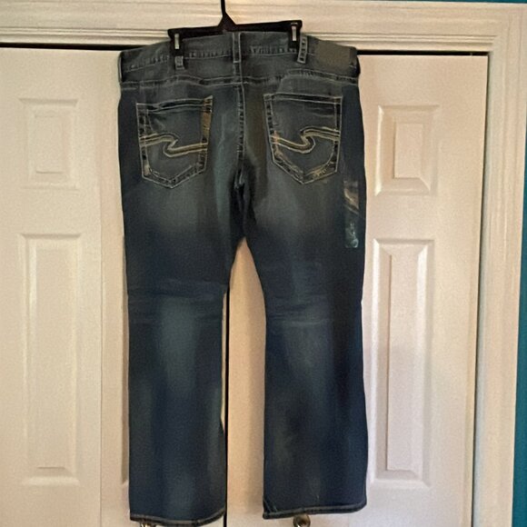 Mens Silver Jeans Brand New Size 42 x 32 - Picture 13 of 14
